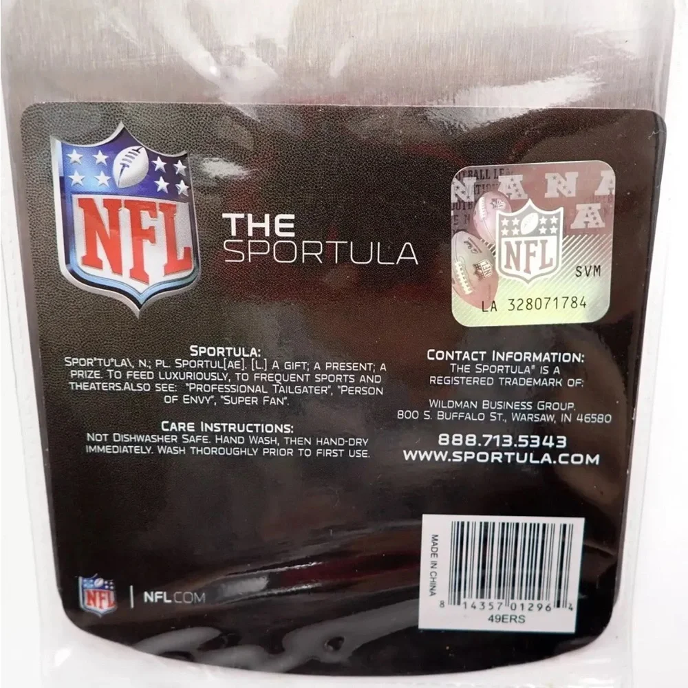49ers NFL San Francisco BBQ Spatula Sportula with Bottle Opener NEW
